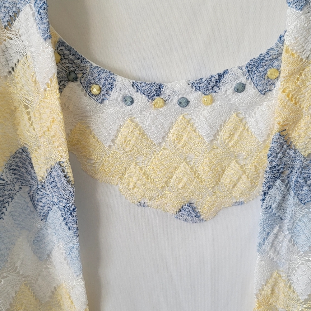 ALFRED DUNNER Women's Two Fer Blouse Size PS - Picture 3 of 12
